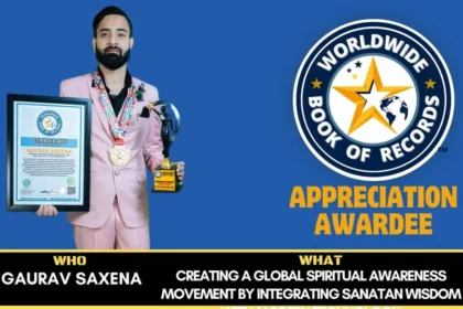 Gaurav Saxena Worldwide Book of Records