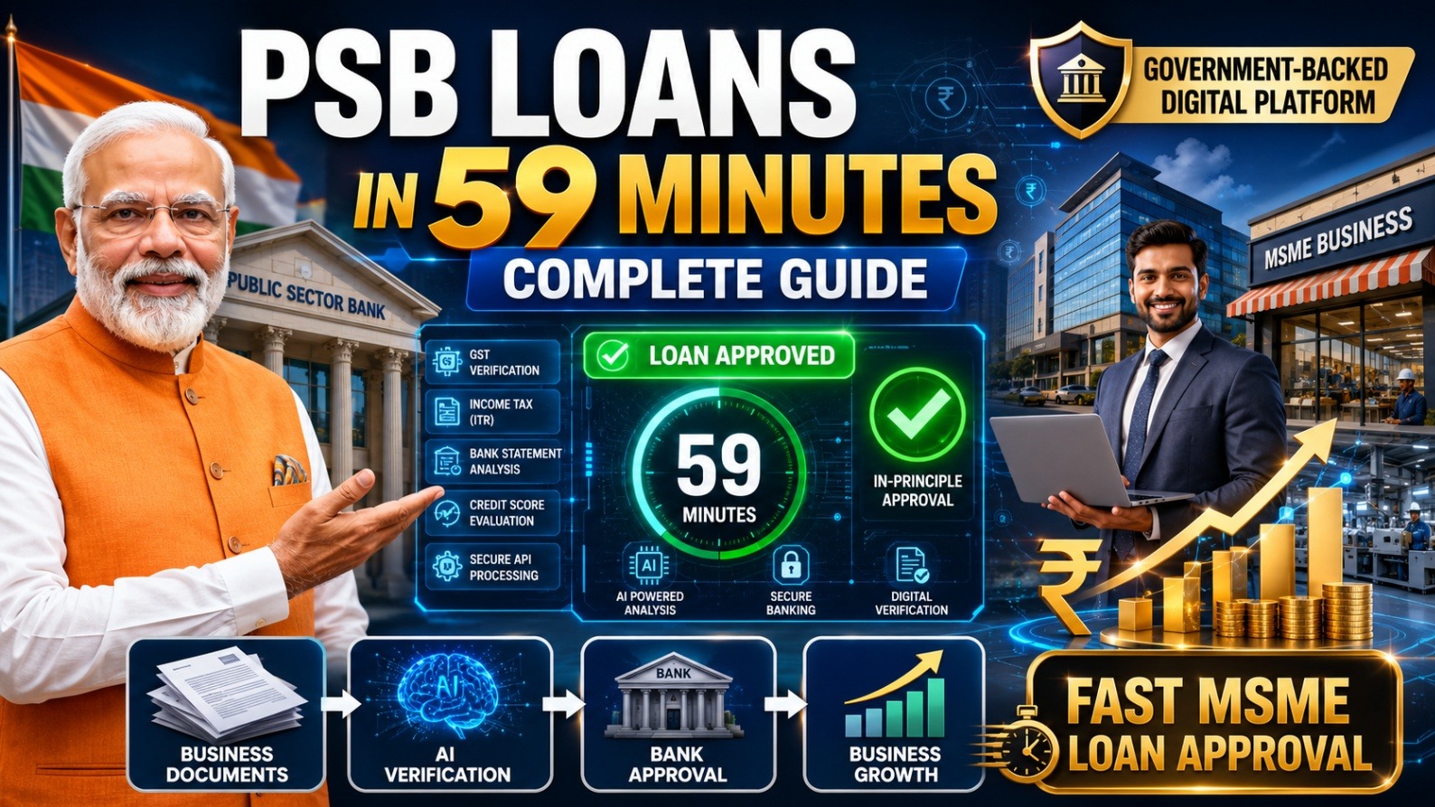 PSB Loans in 59 Minutes क्या है: पूरी जानकारी