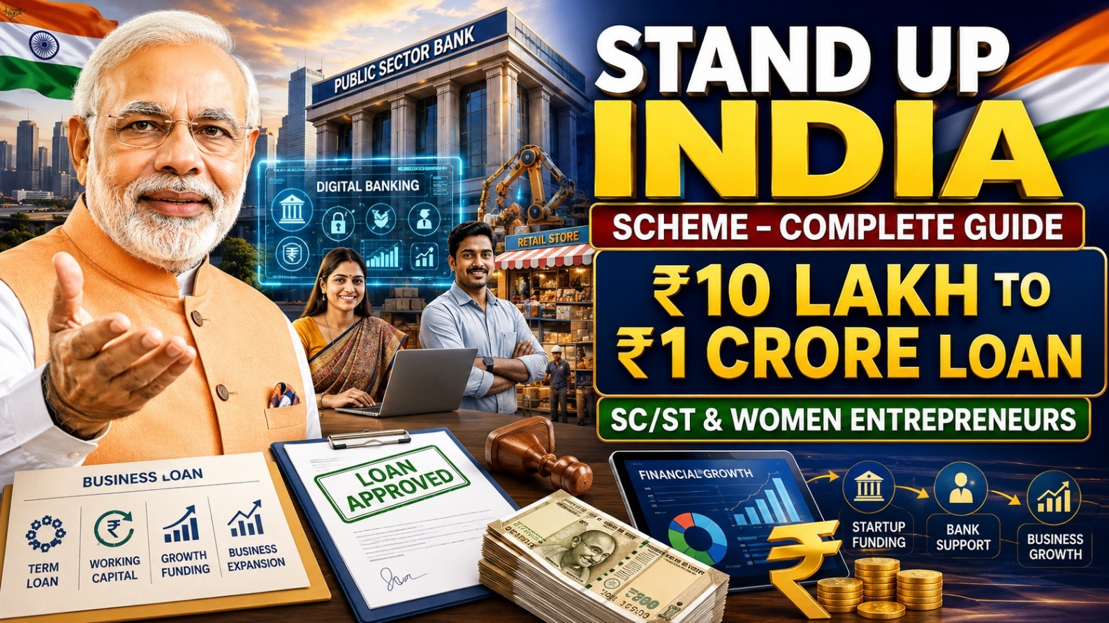 Stand Up India योजना क्या है: पूरी जानकारी