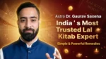 Astro Dr. Gaurav Saxena India’s Most Trusted Lal Kitab Expert offering simple and powerful astrology remedies with kundli background