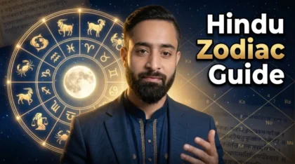 Hindu Zodiac guide with Vedic zodiac signs rashi chakra Moon sign kundali chart and planetary alignment explanation
