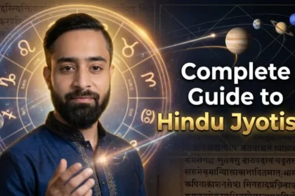 Hindu Jyotish Vedic astrology guide with kundali chart zodiac wheel and planetary alignment by astrology expert