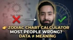 Zodiac chart calculator vs sun sign myth showing full birth chart data accuracy and why astrology needs deeper interpretation