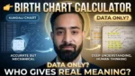 Birth chart calculator vs astrologer analysis showing kundali chart data and human interpretation for accurate astrology insights