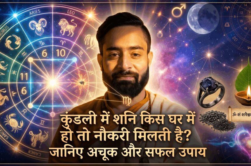 कुंडली में शनि किस घर में हो तो नौकरी मिलती है