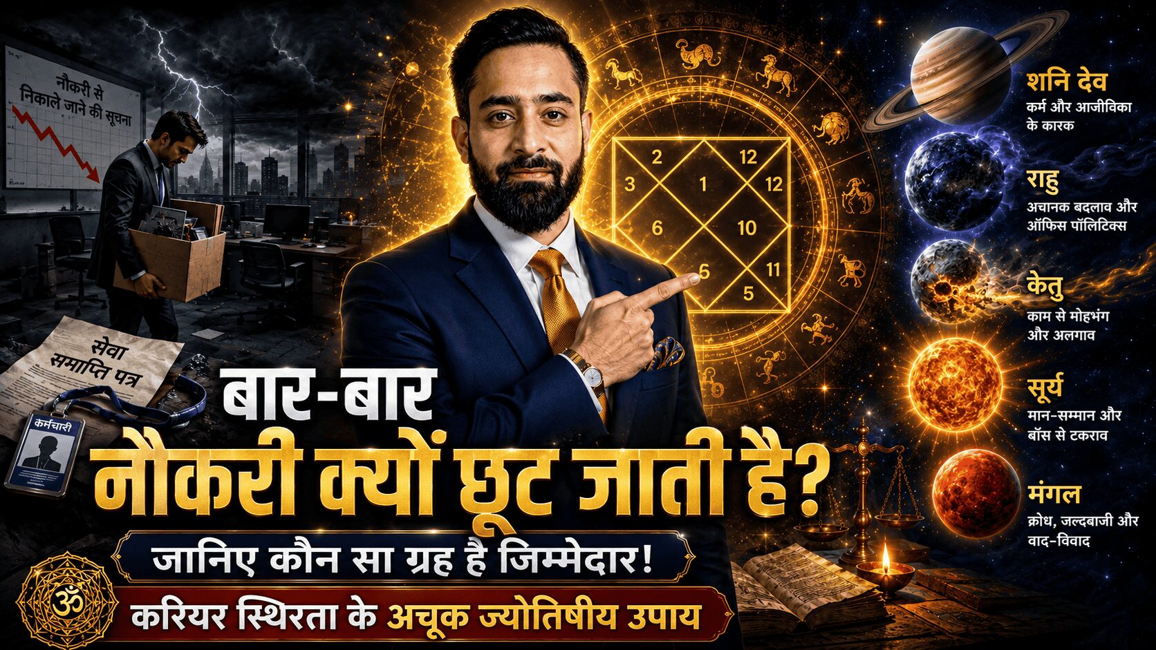 बार बार नौकरी छूटना