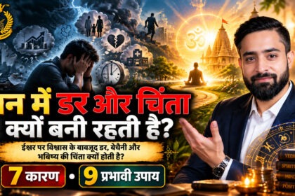 ईश्वर पर विश्वास के बावजूद मन में डर और चिंता क्यों बनी रहती है