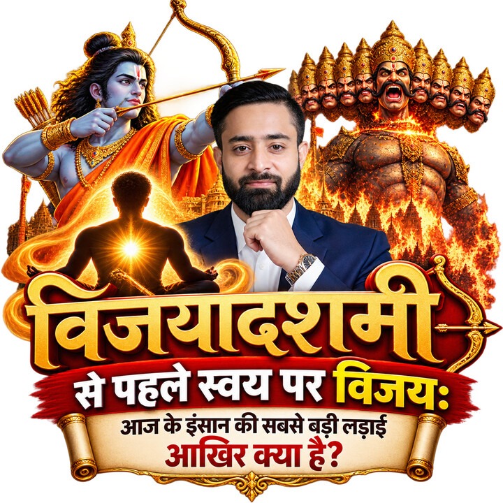 विजयादशमी का संदेश — स्वयं पर विजय और रावण दहन का आध्यात्मिक अर्थ